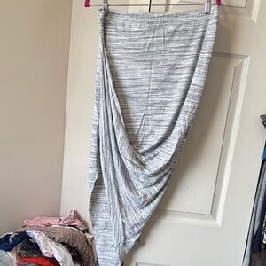 Reitmans Asymmetrical Gray Skirt